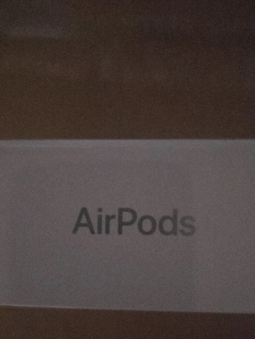 Apple AirPods with Charging Case - White Box Label